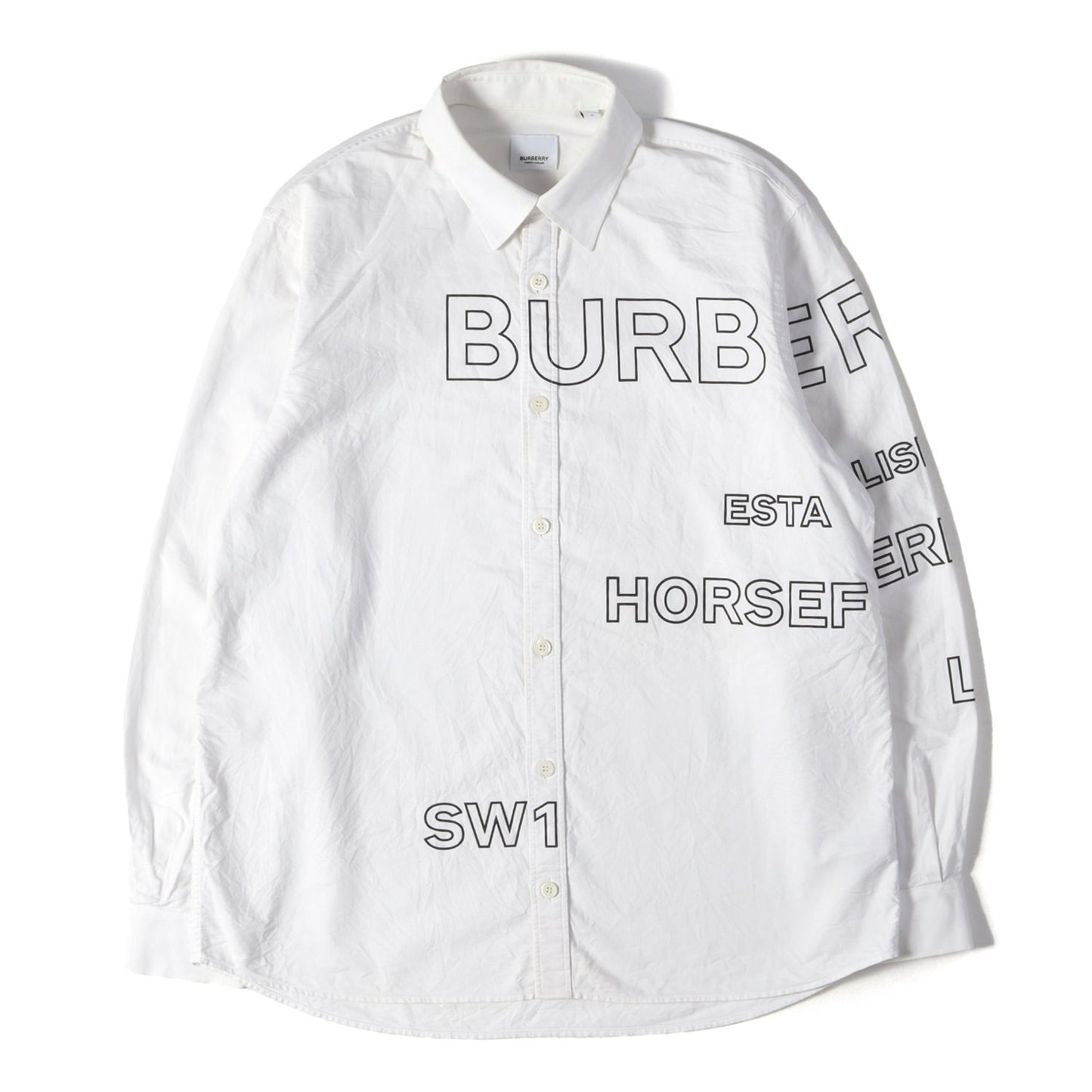 [リカルド・ティッシ期] 21SS ホースフェリー オックスフォードコットン ボタンシャツ (Horseferry Print Cotton Oxford Shirt)