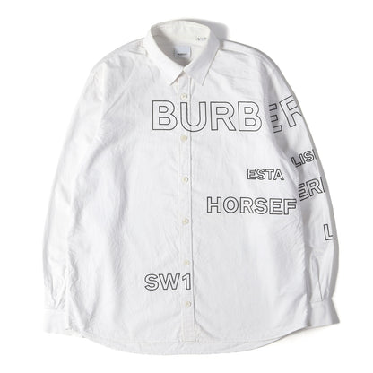 [リカルド・ティッシ期] 21SS ホースフェリー オックスフォードコットン ボタンシャツ (Horseferry Print Cotton Oxford Shirt)