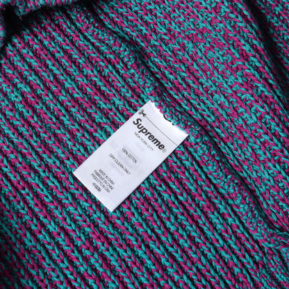 21AW リブ編み メランジ コットン ニット (Melange Rib Knit Sweater)
