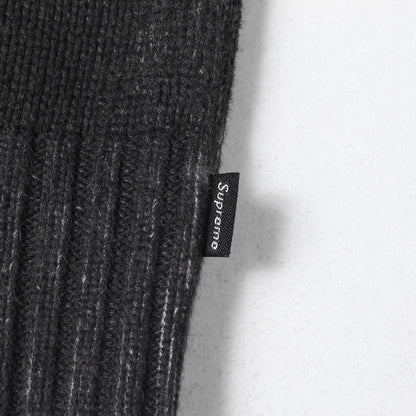 23SS プリントウォッシュ ブランドロゴ クルーネック コットン ニット (Printed Washed Sweater)