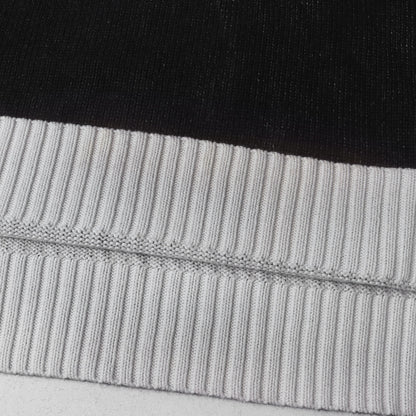 23SS プリントウォッシュ ブランドロゴ クルーネック コットン ニット (Printed Washed Sweater)
