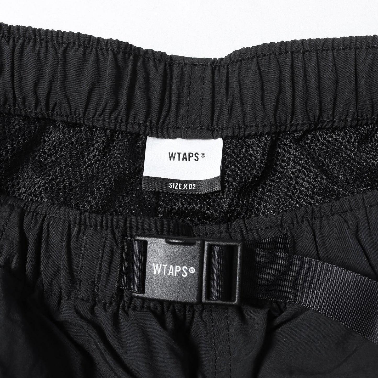 23AW ウェビングベルト付き ナイロン トラックパンツ (SPST2003 / TROUSERS / NYLON. WEATHER)