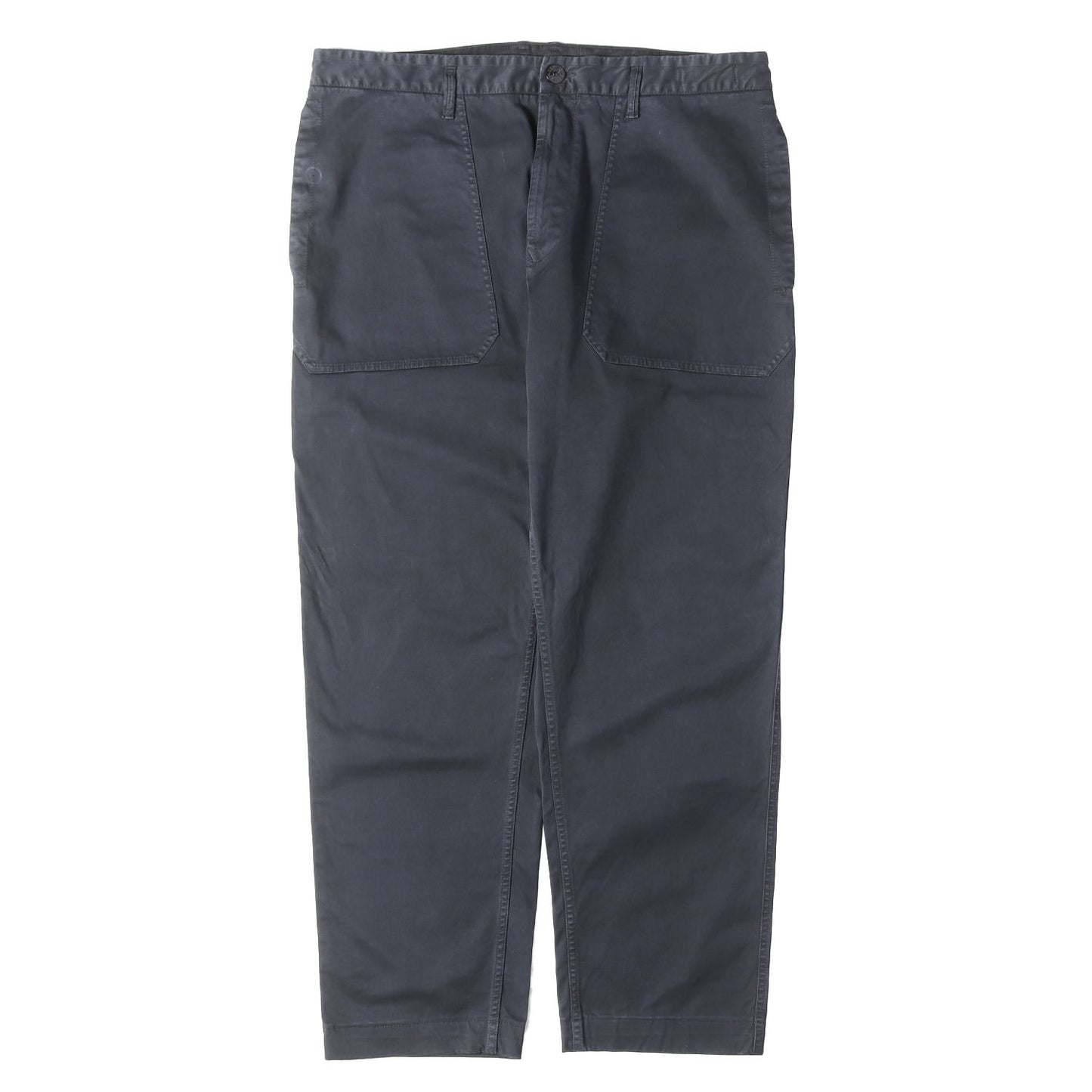 コンパスロゴパッチ付き ガーメントダイ ストレッチコットン ベイカーパンツ 7915316L1