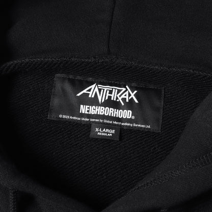 23AW ×ANTHRAX グラフィックプリント スウェットパーカー (NH X ANTHRAX. SWEATPARKA LS-1)