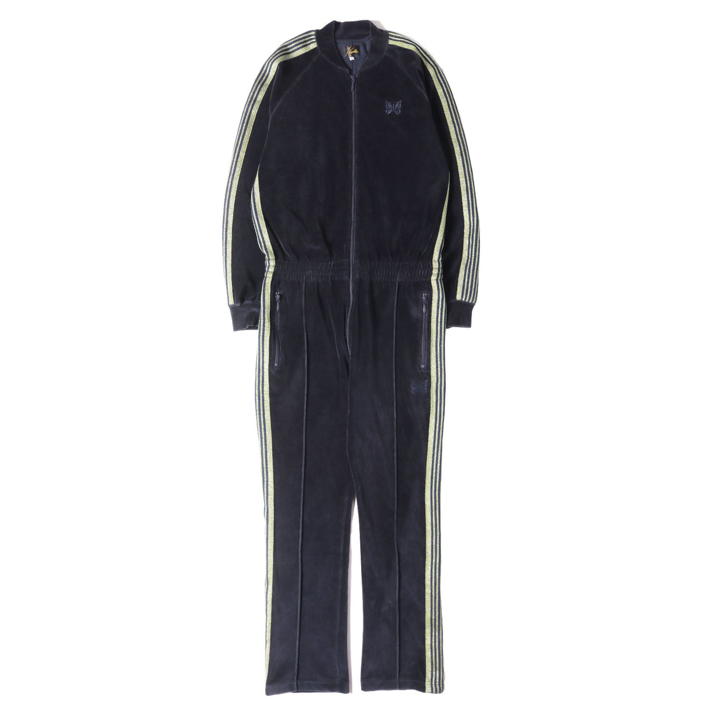 CITYSHOP別注 サイドライン ベロア トラック ジャンプスーツ (JUMP SUIT)