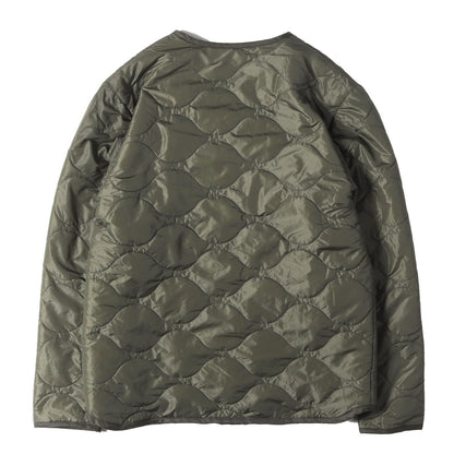 裏地ロゴプリント キルティング ミリタリー ライナー ジャケット (Quilted Military)