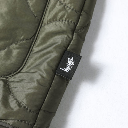 裏地ロゴプリント キルティング ミリタリー ライナー ジャケット (Quilted Military)