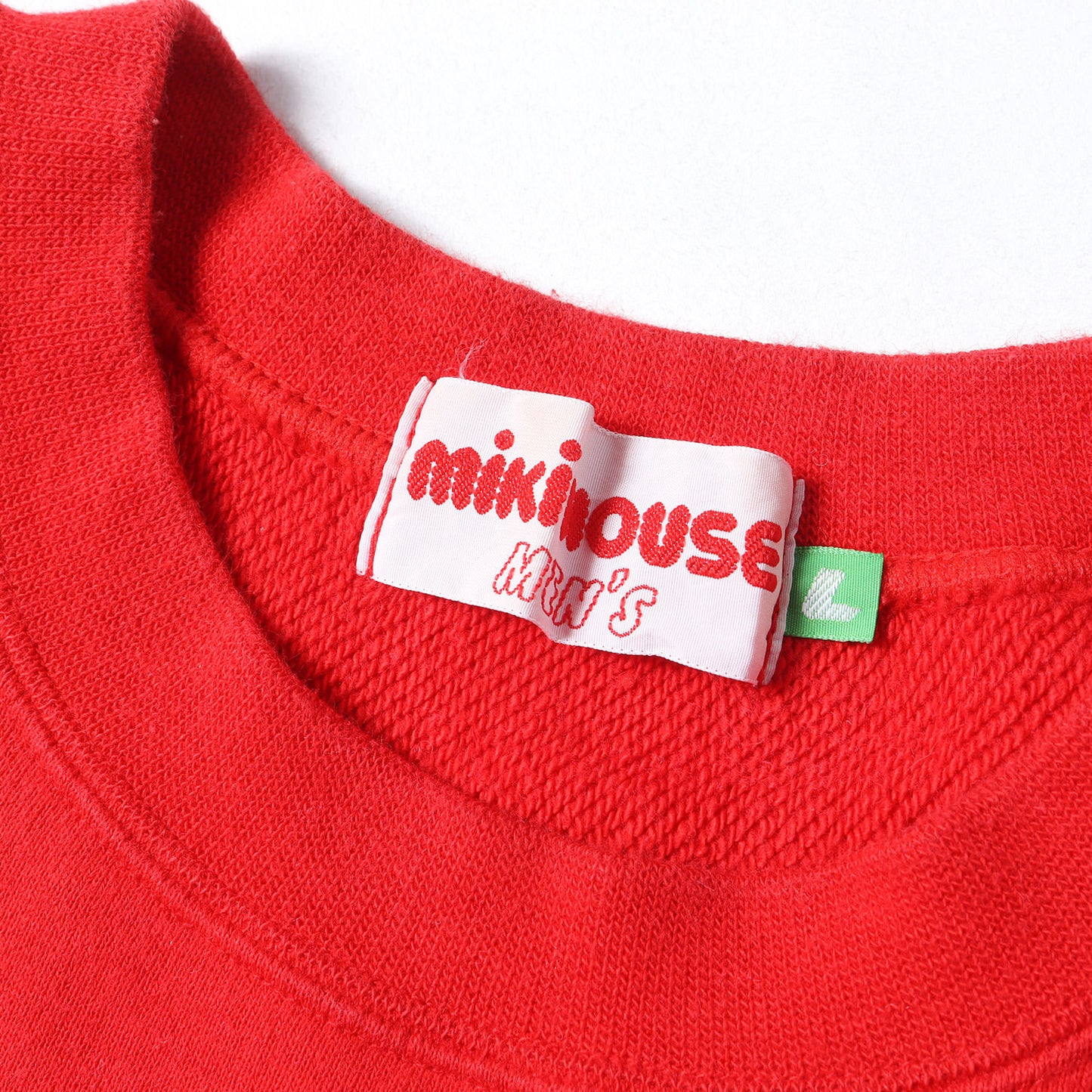 90s ブランドロゴ ラグランスリーブ クルーネック スウェット / miki HOUSE ミキハウス
