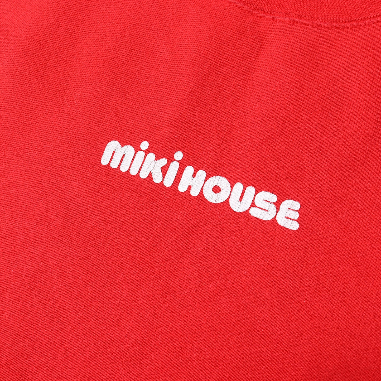 90s ブランドロゴ ラグランスリーブ クルーネック スウェット / miki HOUSE ミキハウス
