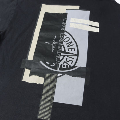 コラージュ ロゴプリント クルーネック Tシャツ 75152NS83