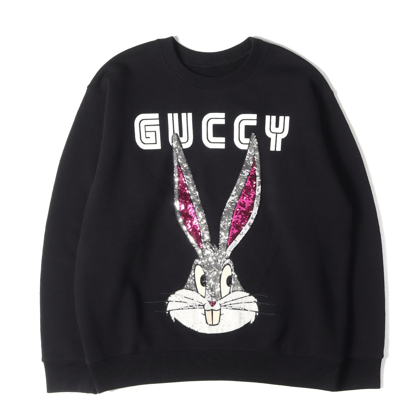 ×LOONEY TUNES スパンコール バッグス・バニー クルーネック スウェット