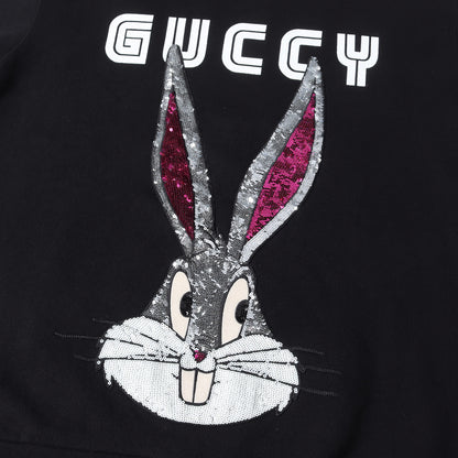 ×LOONEY TUNES スパンコール バッグス・バニー クルーネック スウェット