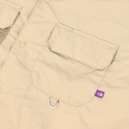 マルチポケット ナイロン 半袖 フィッシング シャツ (Lounge Field H/S Shirt)