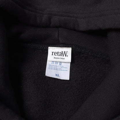 ×retaW 反転ロゴプリント スウェットパーカー
