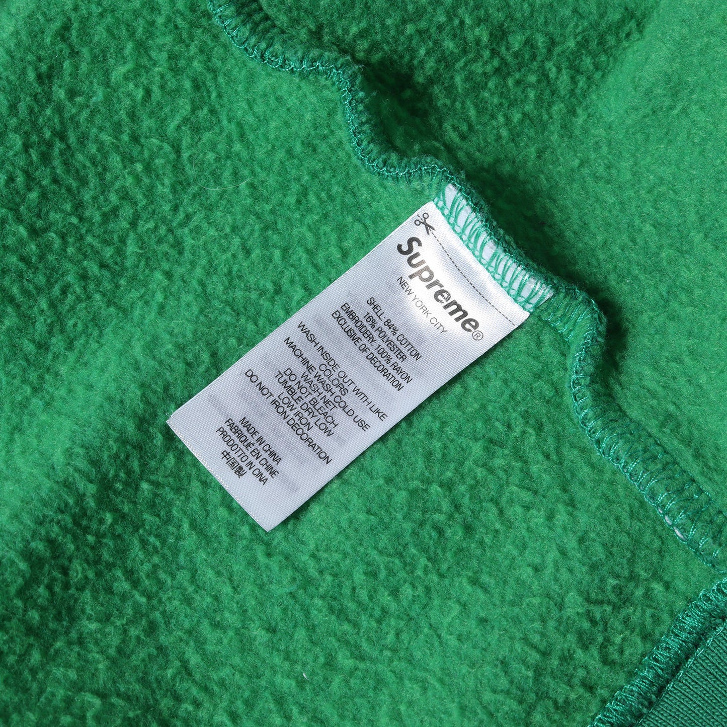 22AW ×Doughboy キャラクターパッチ フルジップ スウェットパーカー (Doughboy Zip Hooded Sweatshirt)