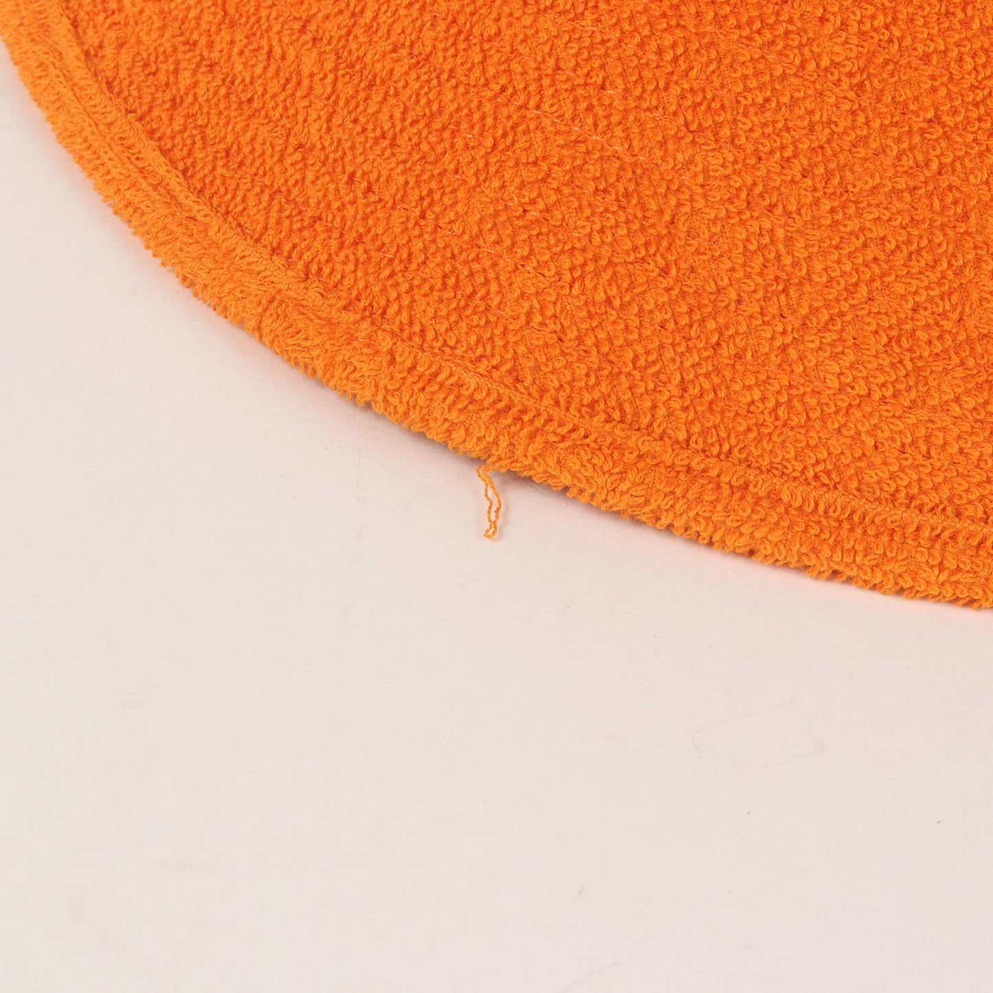 Hロゴ刺繍 ワイドブリム パイル バケット ハット