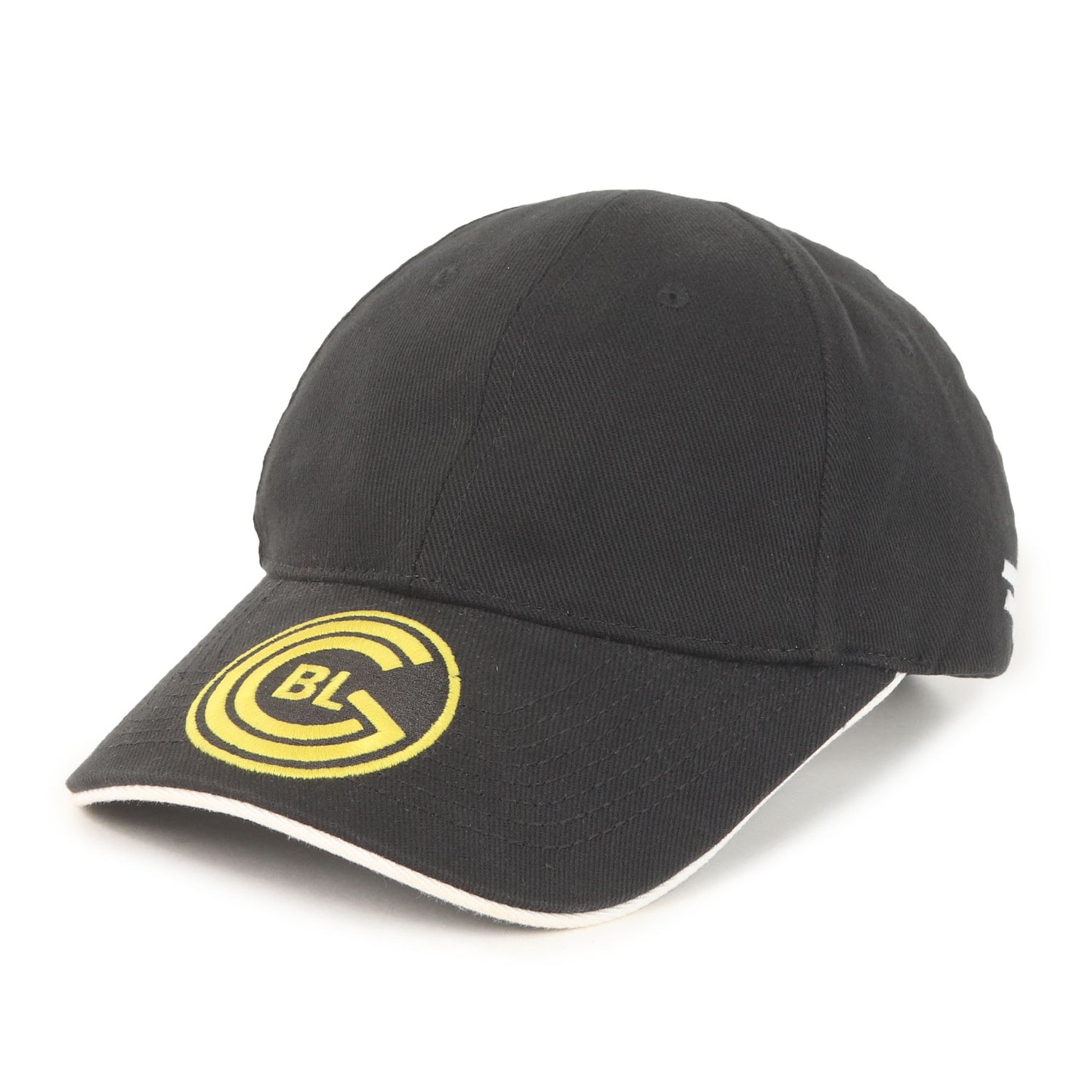 ロゴマーク刺繍 6パネル コットン ベースボール キャップ (Soccer organic Baseball Cap)