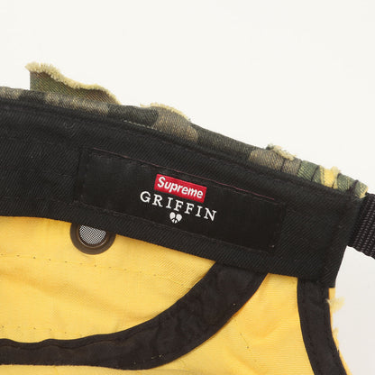 22AW ×Griffin ブレードカット加工 カモフラージュ BOXロゴ キャンプキャップ (Giffin Camp Cap)