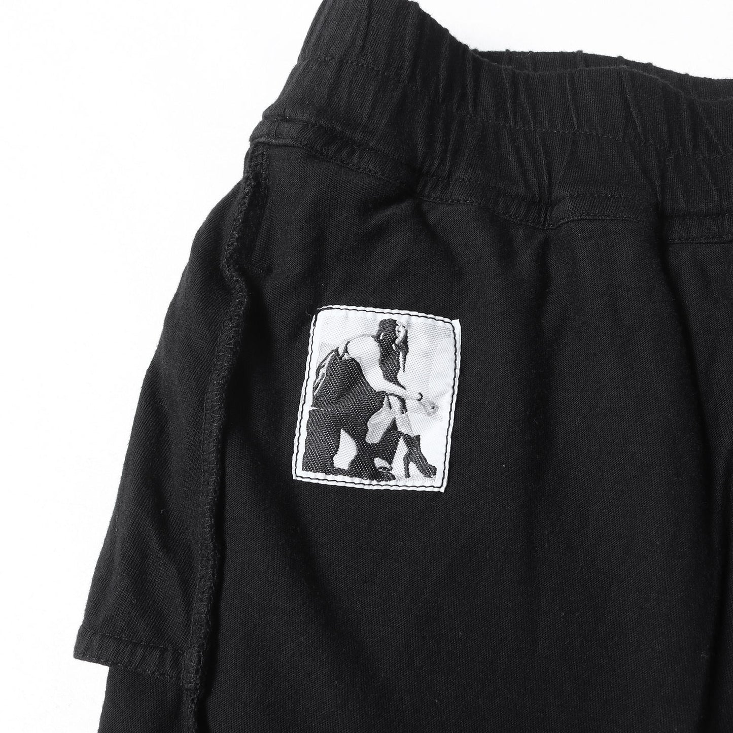 23SS ドローコードポッズ コットン サルエル ショーツ (DRAWSTRING PODS) DRKSHDW DU01C6380-RN