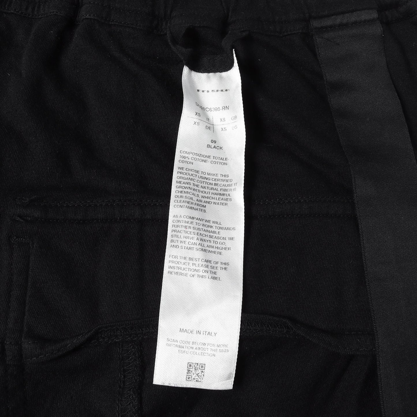 23SS ドローコードポッズ コットン サルエル ショーツ (DRAWSTRING PODS) DRKSHDW DU01C6380-RN