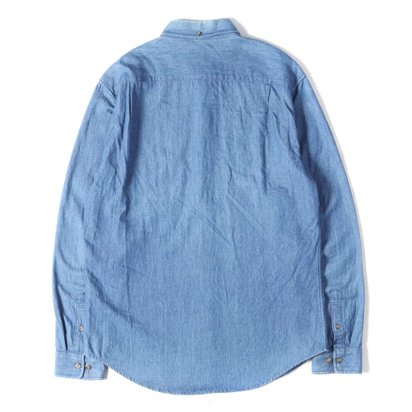 13AW ワイヤー柄 コーデュロイ 切替 BD デニム ボタンシャツ (Denim Corduroy Shirt)