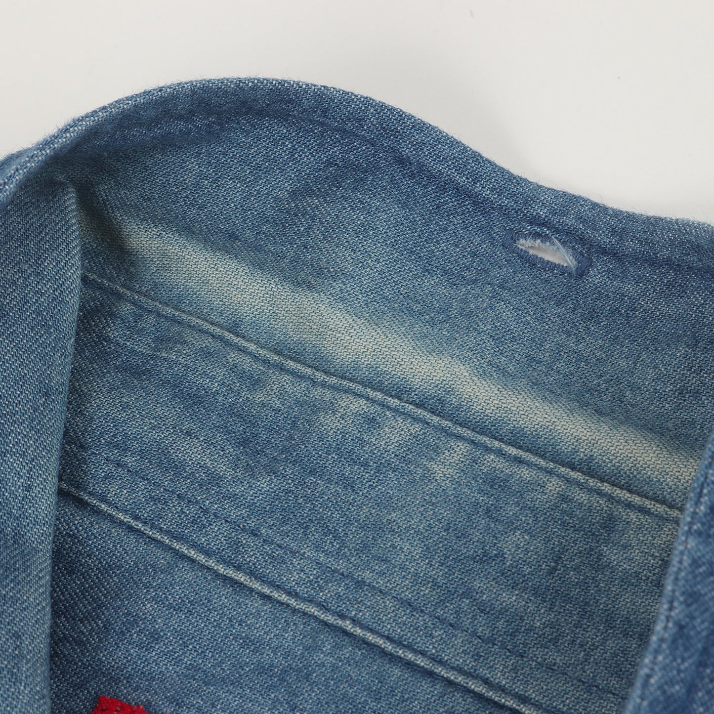 13AW ワイヤー柄 コーデュロイ 切替 BD デニム ボタンシャツ (Denim Corduroy Shirt)