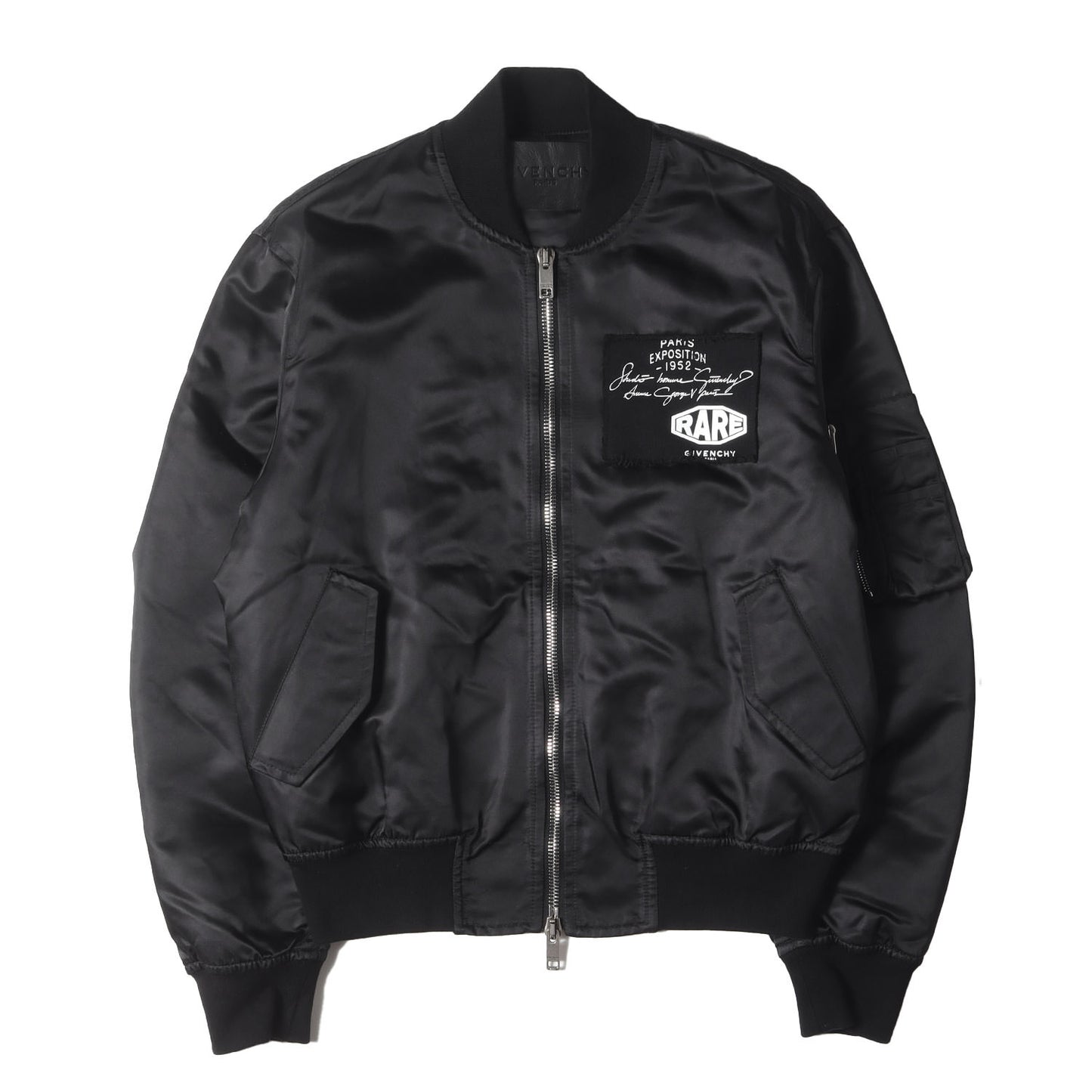 パッチカスタム ナイロン ボンバー ジャケット (BM00MH12J6) / MA-1