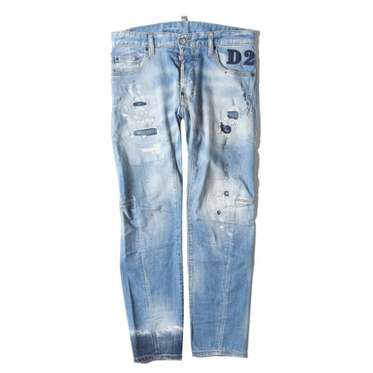21SS ヴィンテージ リペア加工 バイカー デニムパンツ / Tidy Biker Jean ジーンズ