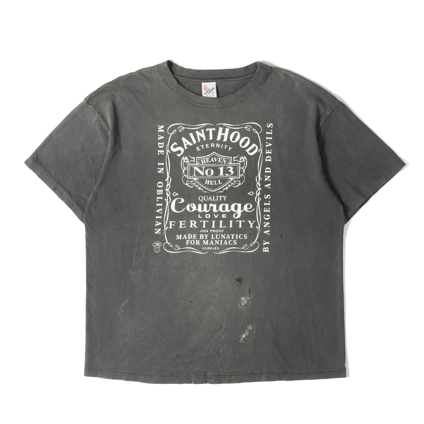 23SS ×NEIGHBORHOOD ジャックダニエル サンプリング Tシャツ (STHD SS TEE SKULL BIKE)