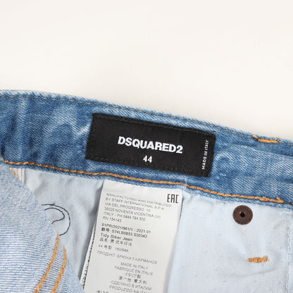 21SS ヴィンテージ リペア加工 バイカー デニムパンツ / Tidy Biker Jean ジーンズ