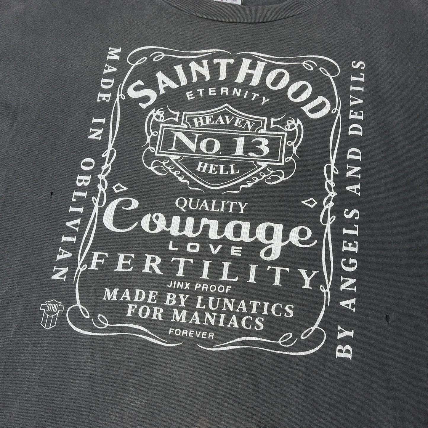 23SS ×NEIGHBORHOOD ジャックダニエル サンプリング Tシャツ (STHD SS TEE SKULL BIKE)