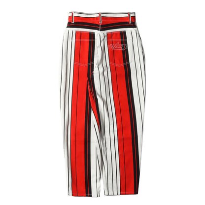 21SS マルチ ストライプ デニムパンツ