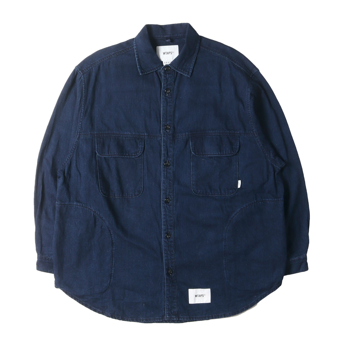 23SS オーバーサイズ デニム シャツ ジャケット (WCPO / LS / COTTON. DENIM) 231WVDT-SHM01