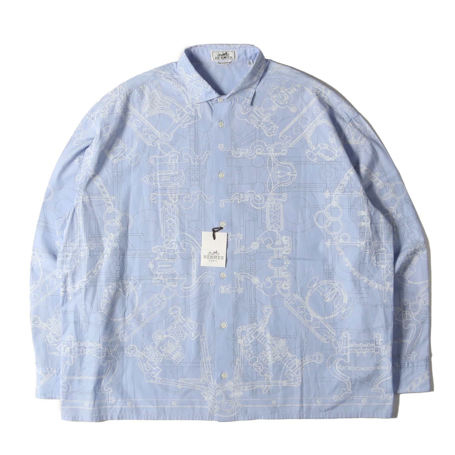 22SS Mors et Gourmettes / 馬銜と鎖 セリエボタン コットンシャツ