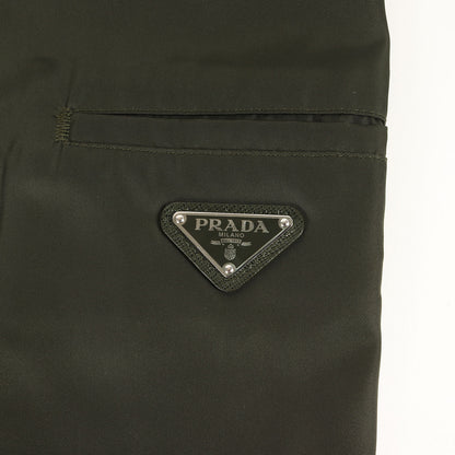 トライアングルロゴパッチ ナイロン トラックパンツ