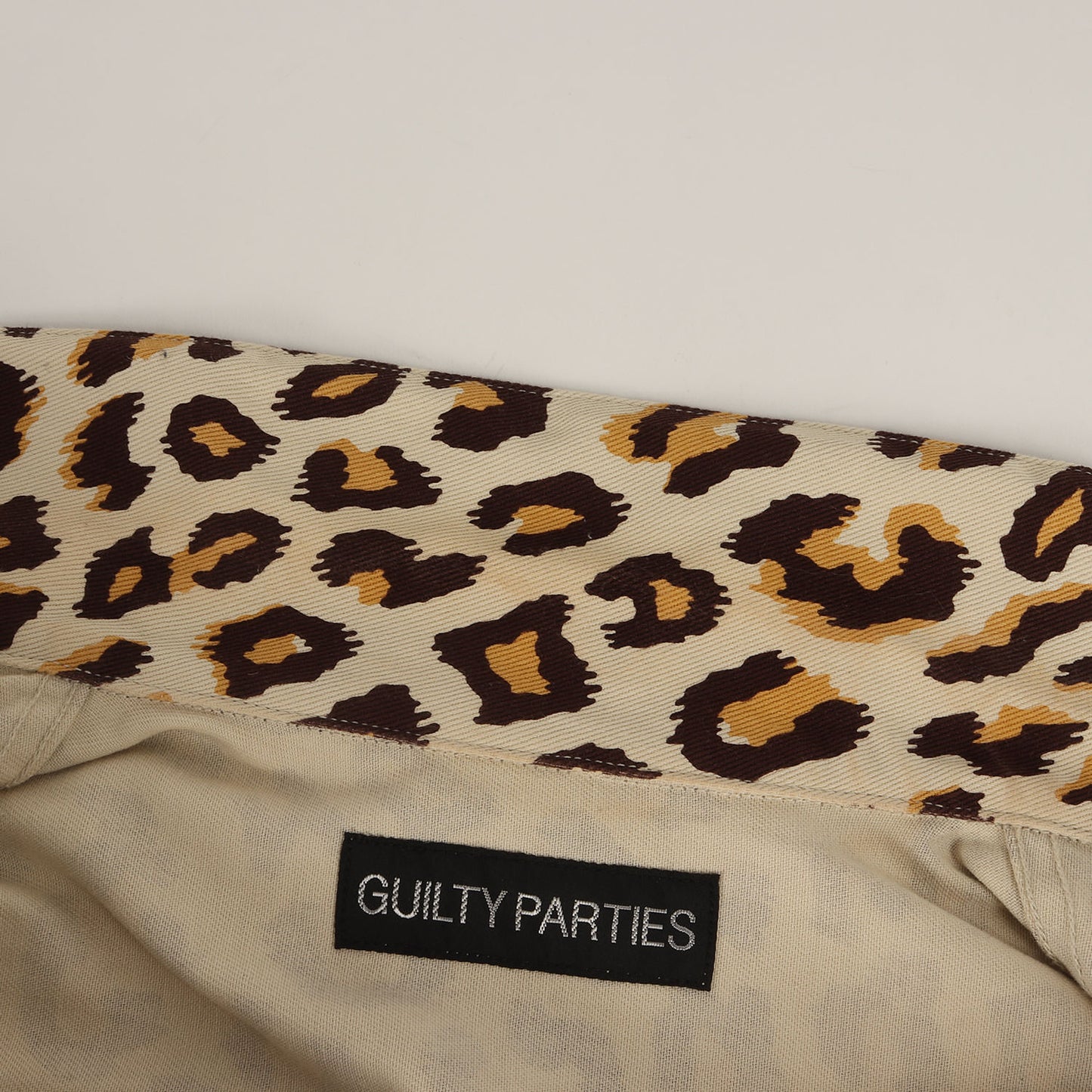 GUILTY PARTIES レオパード デニム ジャケット