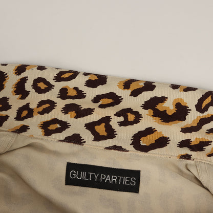 GUILTY PARTIES レオパード デニム ジャケット