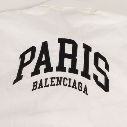 21SS PARISロゴパッチ オーバーサイズ コットン BDシャツ