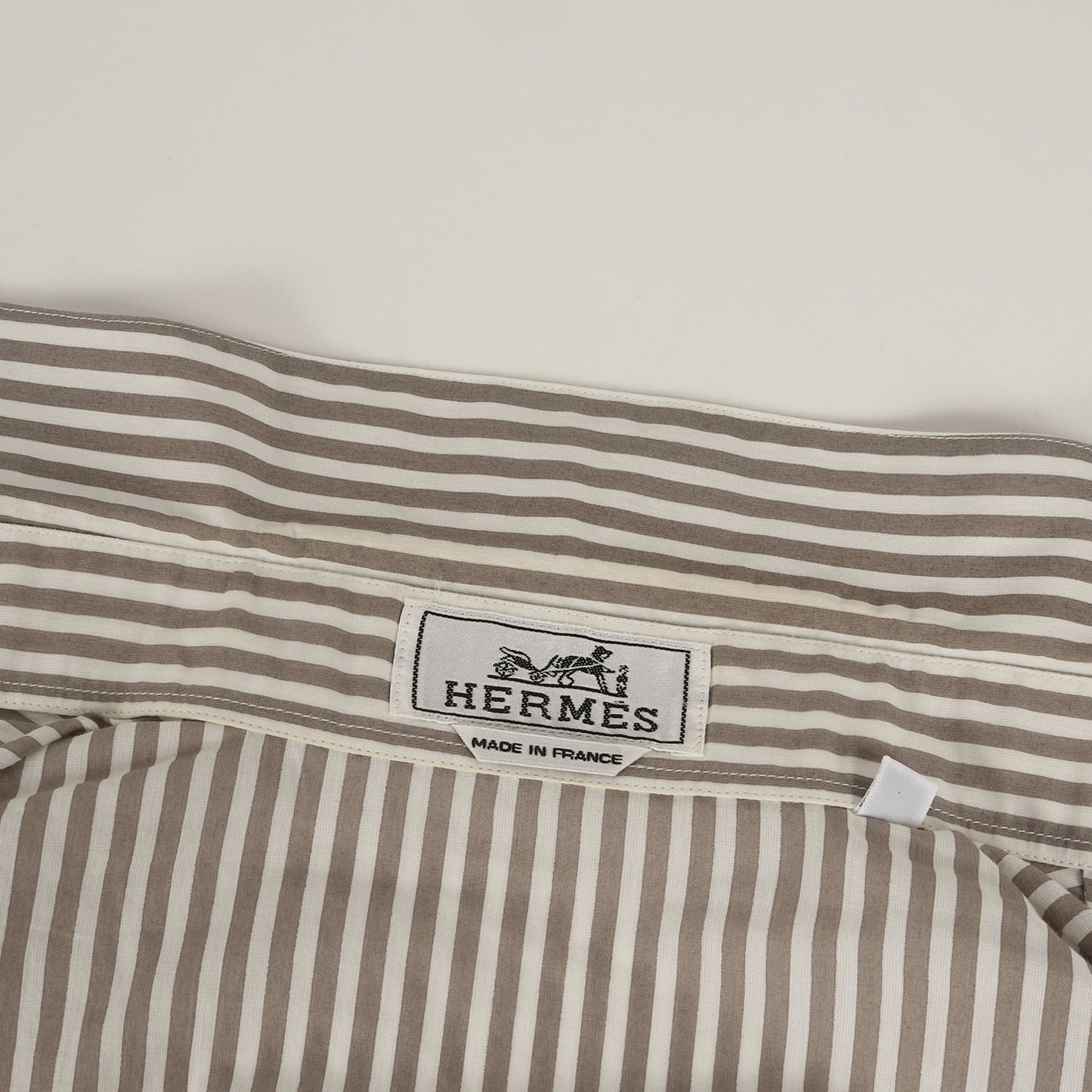 セリエボタン ストライプ フラワー コットン シャツ