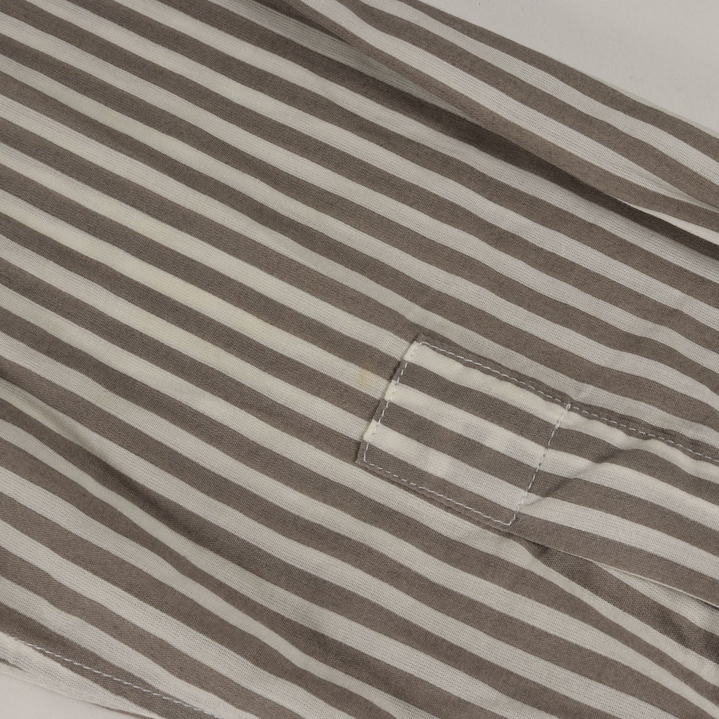 セリエボタン ストライプ フラワー コットン シャツ