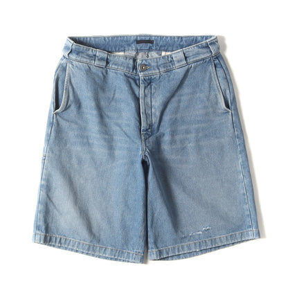 トライアングルロゴ デニム ハーフパンツ / ショートパンツ