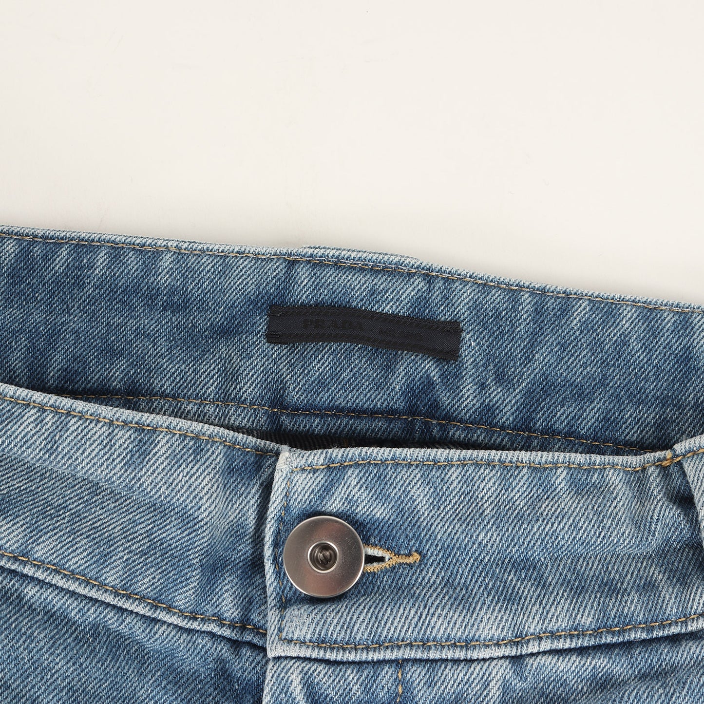 トライアングルロゴ デニム ハーフパンツ / ショートパンツ