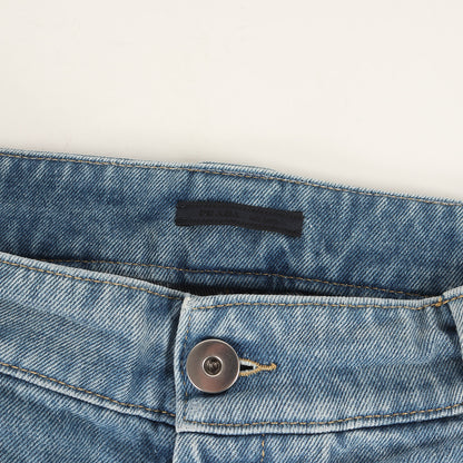 トライアングルロゴ デニム ハーフパンツ / ショートパンツ