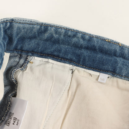 トライアングルロゴ デニム ハーフパンツ / ショートパンツ