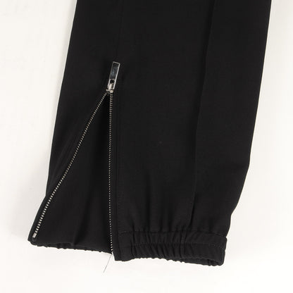 19SS KAWS BEE 装飾 ビジュー ウール イージーパンツ (923C127A4422)