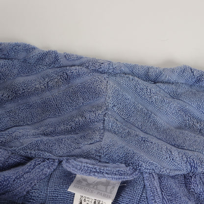 Hロゴ ストライプ パイル バスローブ