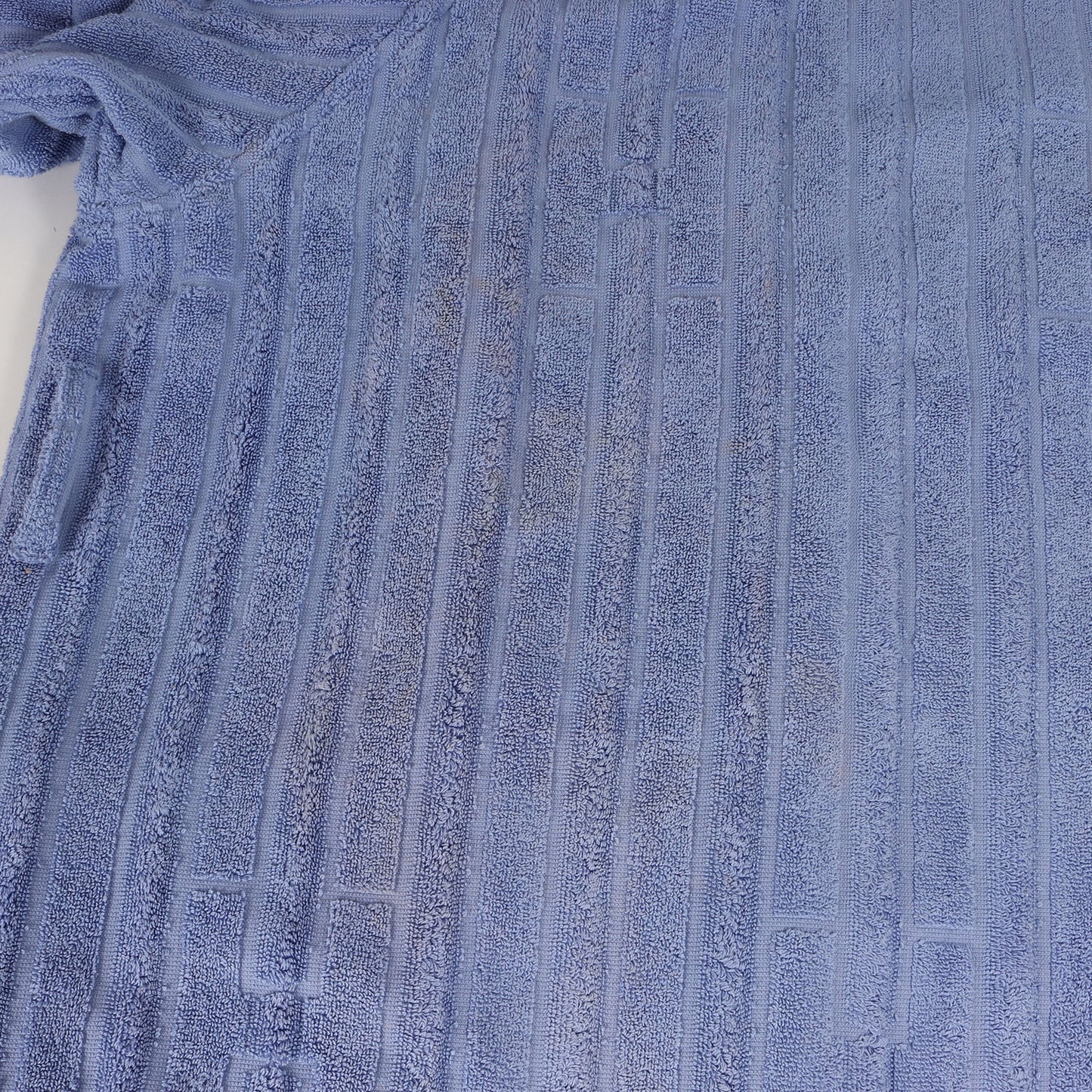 Hロゴ ストライプ パイル バスローブ