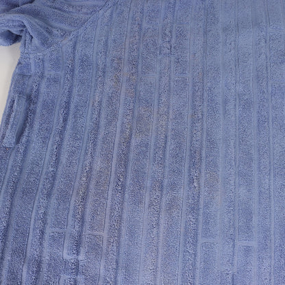 Hロゴ ストライプ パイル バスローブ