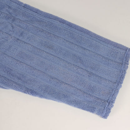 Hロゴ ストライプ パイル バスローブ