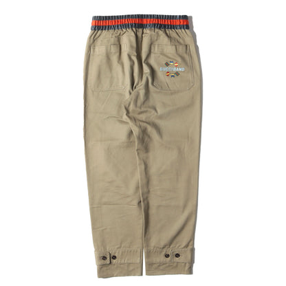 GUCCI BAND刺繍 ウエスト シェリーライン コットン イージーパンツ